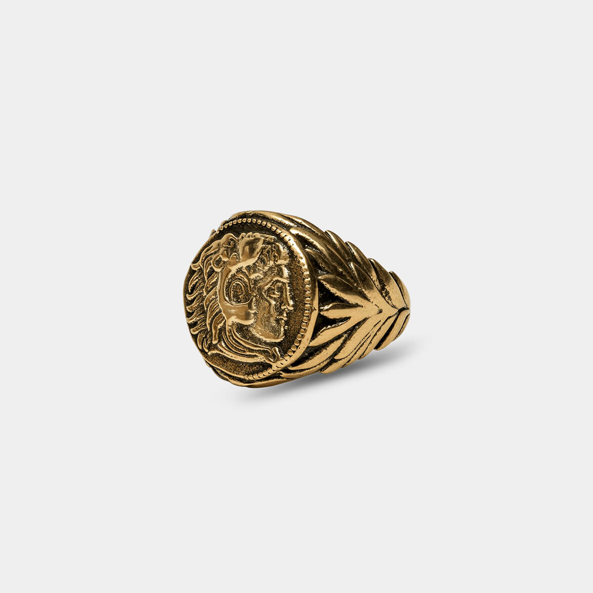 Medallion Ring, Gold 2024 Coin Ring, Statement Ring, Ancient Coin Ring