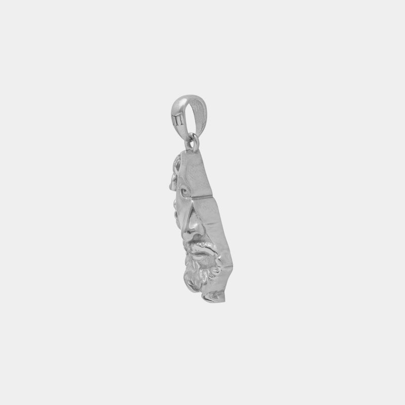 Fragmented Marcus Pendant - White Gold