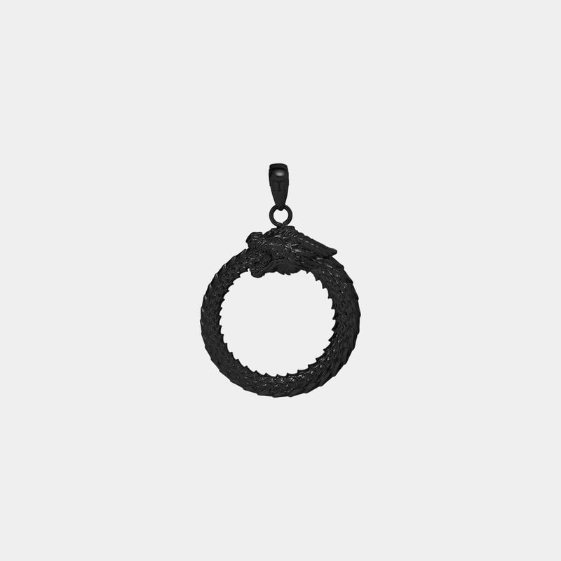 Ouroboros Pendant - Black - Marcozo