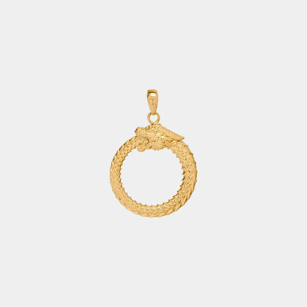 Ouroboros Pendant - Gold - Marcozo