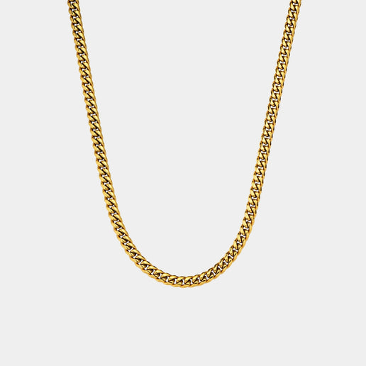 (6mm) Miami Cuban Link Chain - Gold - Marcozo