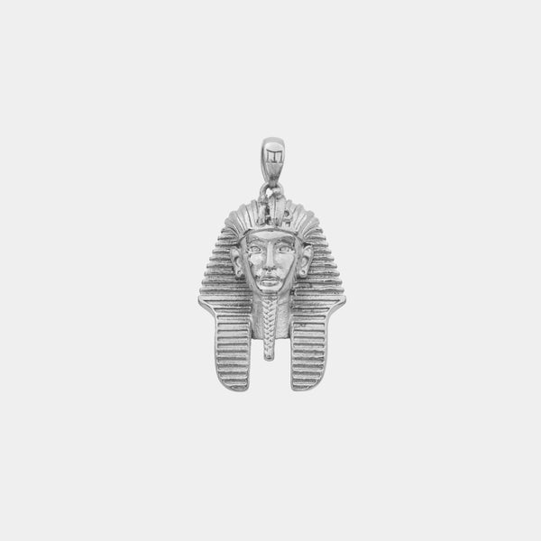 King Tut Pendant - White Gold