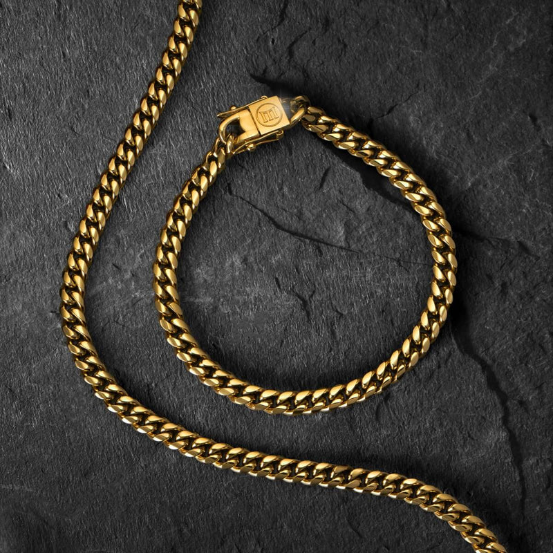 (6mm) Miami Cuban Link Bracelet - Gold