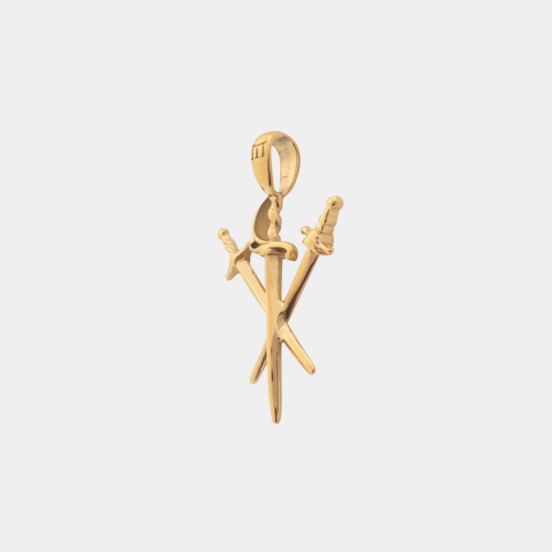 Triad Sword Pendant - Gold - Marcozo