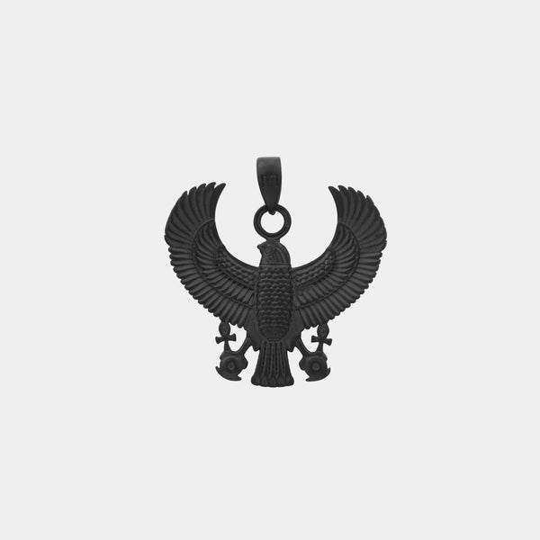 Horus Bird Pendant - Black - Marcozo