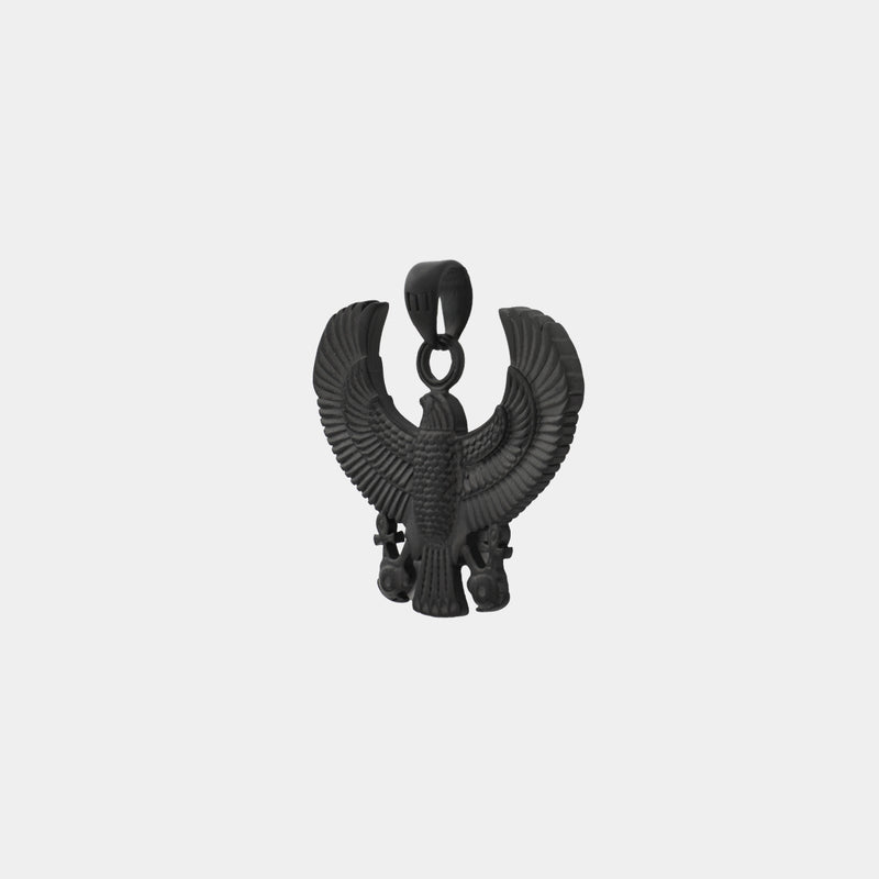 Horus Bird Pendant - Black