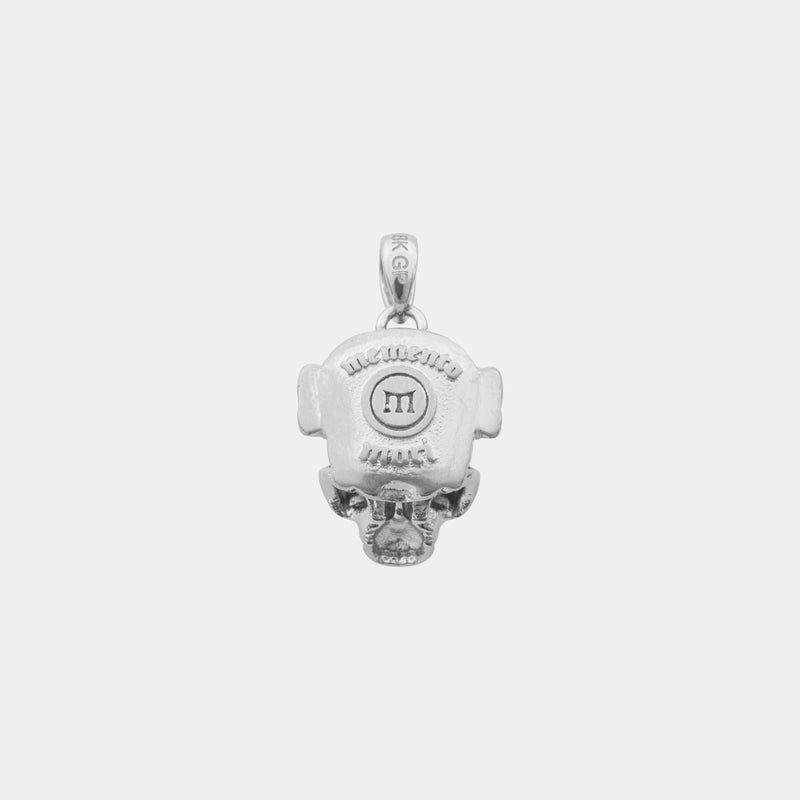 Dead Emperor Pendant - White Gold