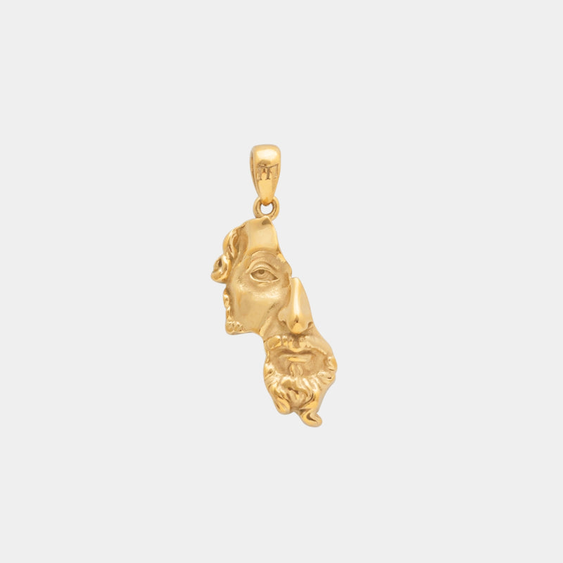 Fragmented Marcus Pendant - Gold - Marcozo