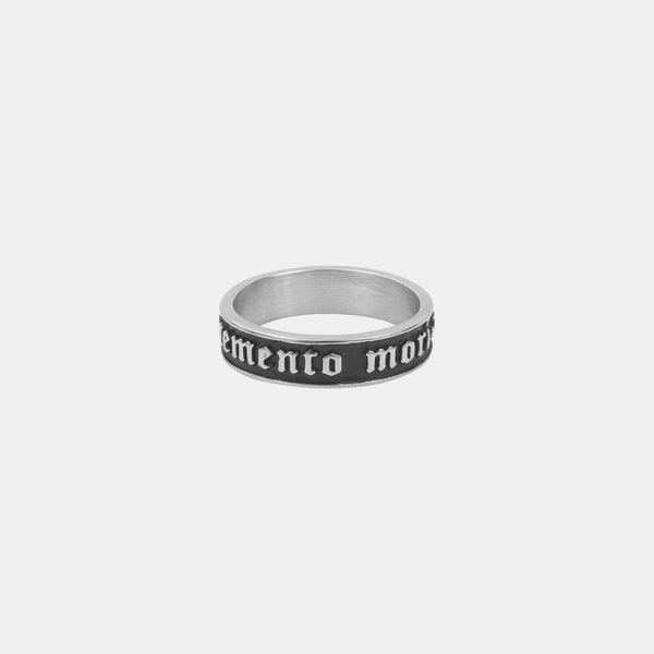 Memento Mori Ring - White Gold