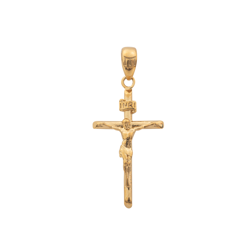 Classic Crucifix Pendant - Gold - Marcozo