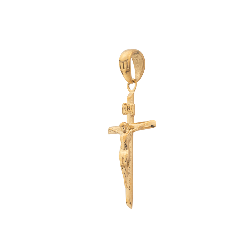 Classic Crucifix Pendant - Gold - Marcozo