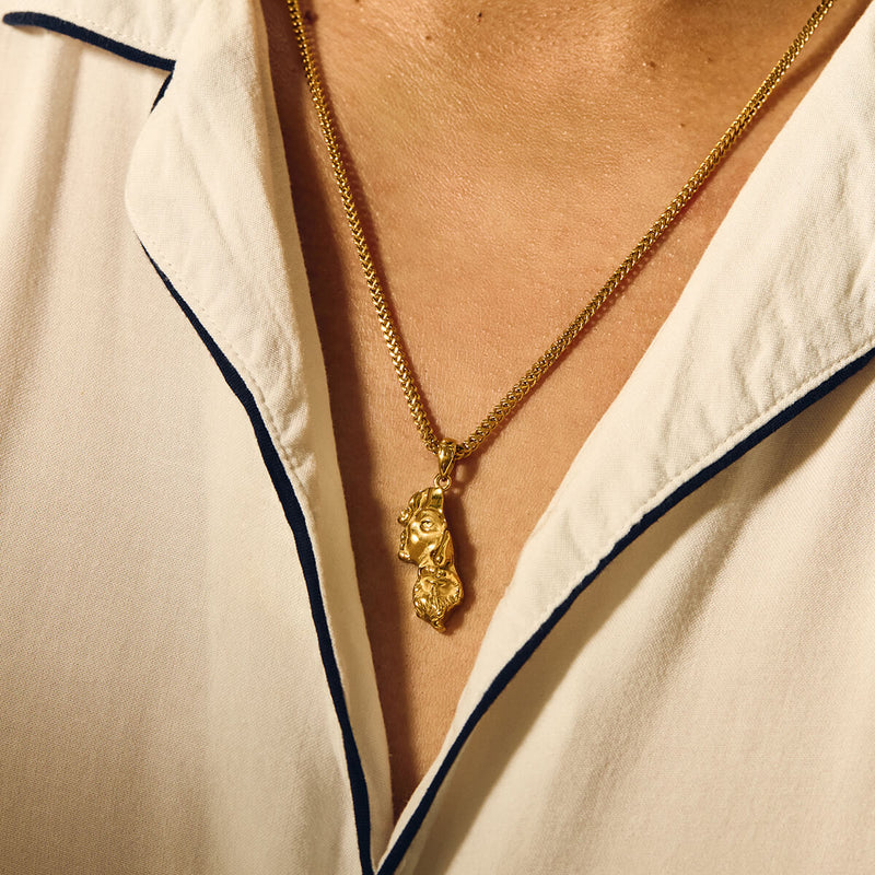 Fragmented Marcus Pendant - Gold