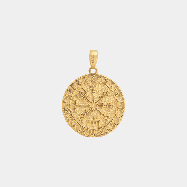 Vegvisir Pendant - Gold - Marcozo