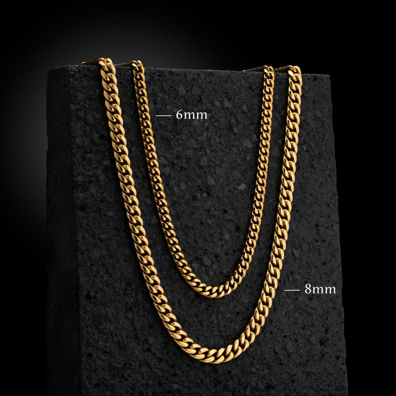 Miami Cuban Link Chain - Gold (6mm)