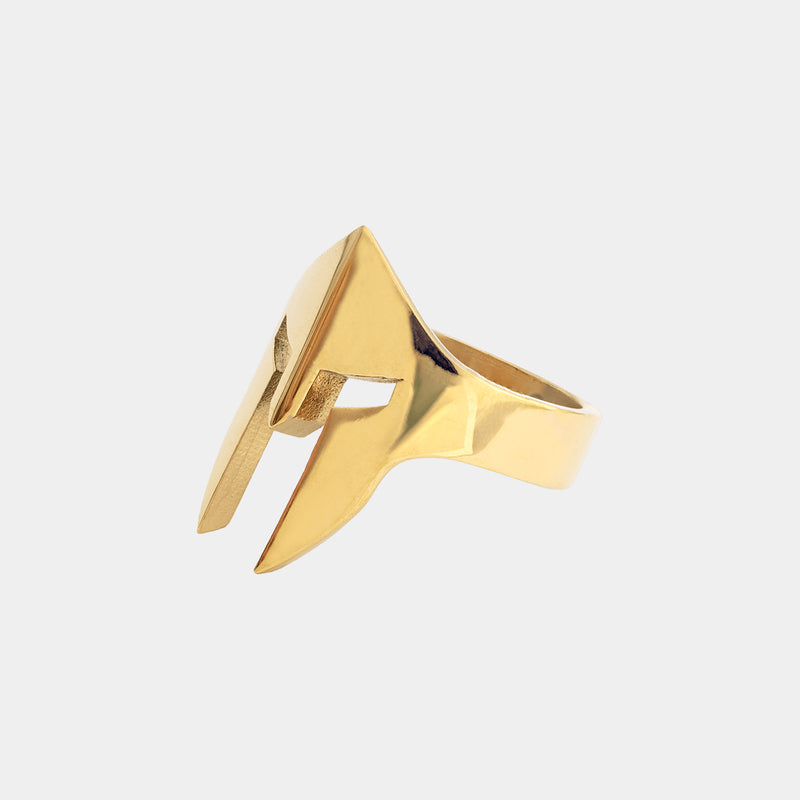 Spartan Helmet Ring - Gold - Marcozo