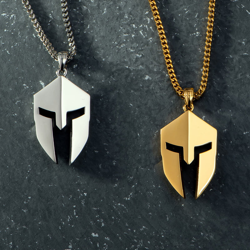 Spartan Helmet Pendant Vermeil - Marcozo