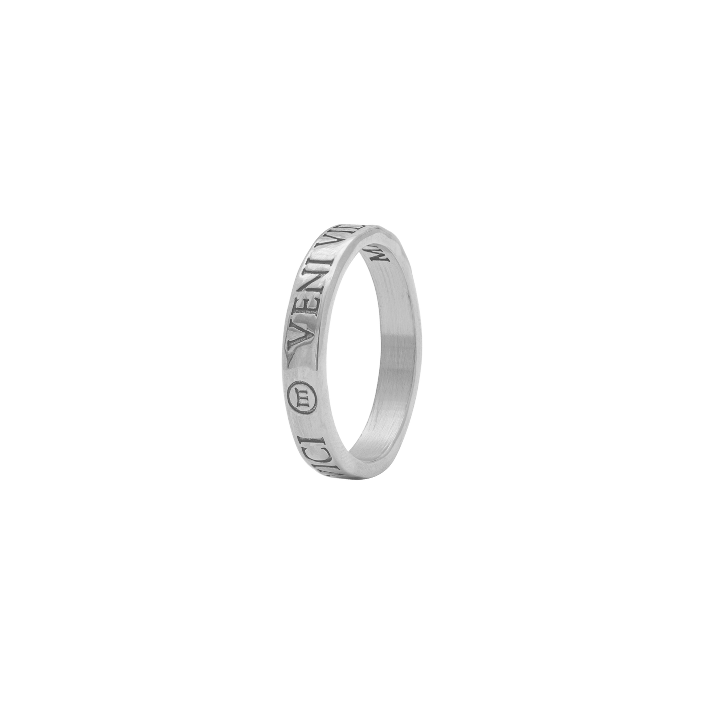 Veni Vidi Vici Ring | 18K White Gold Ring | Marcozo
