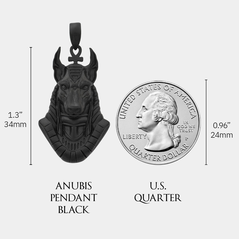 Anubis Pendant - Black