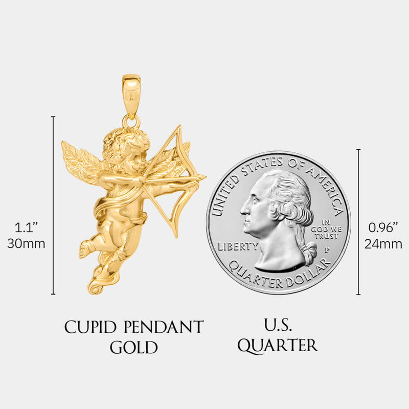 Cupid Pendant - Gold - Marcozo