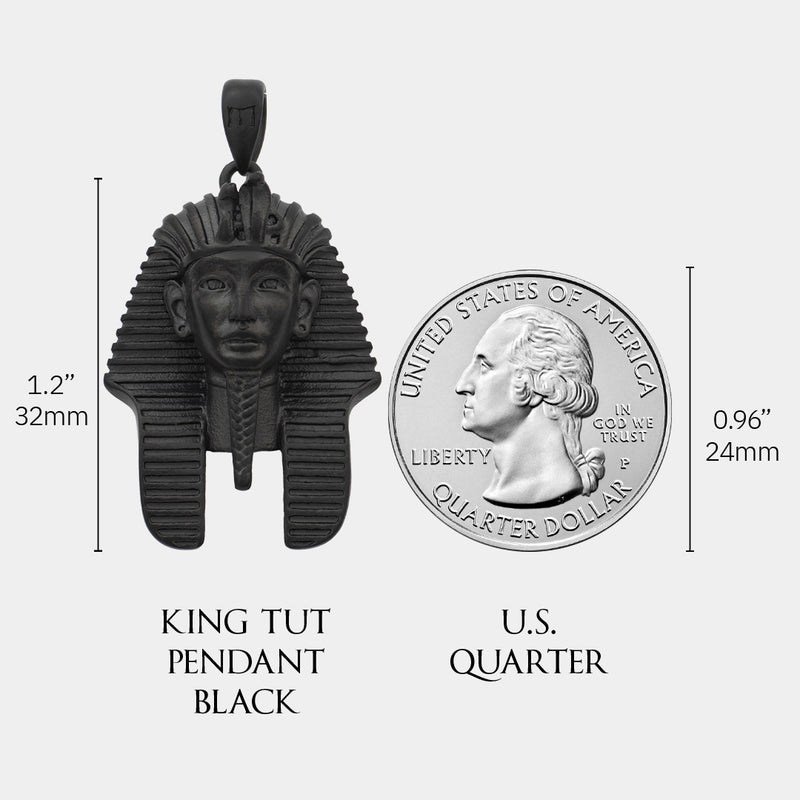 King Tut Pendant - Black