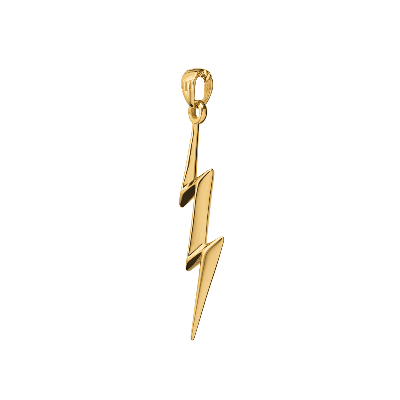 Zeus Thunderbolt Necklace | Gold Lightening Bolt Pendant | Marcozo