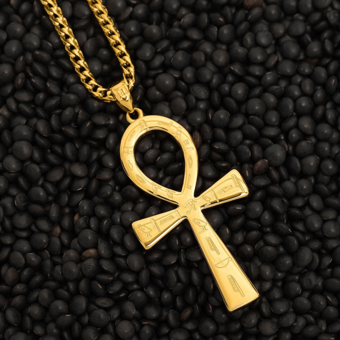 Gold Ankh discount Pendant