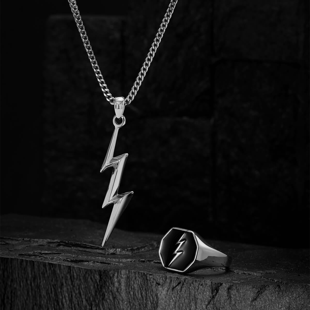 Zeus Thunderbolt Necklace 