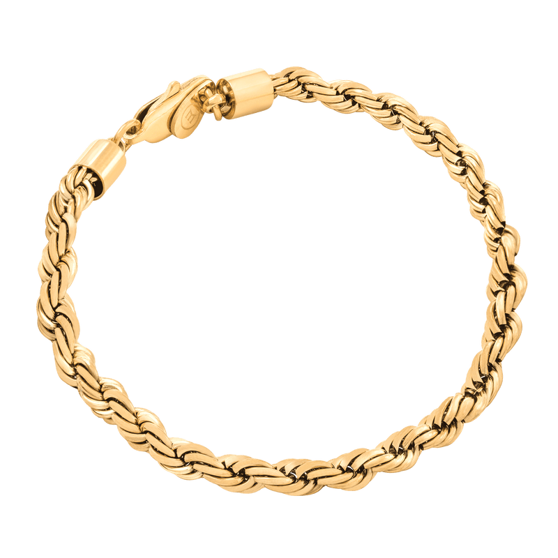 Rope Bracelet | Gold Plated Rope Bracelet | Marcozo