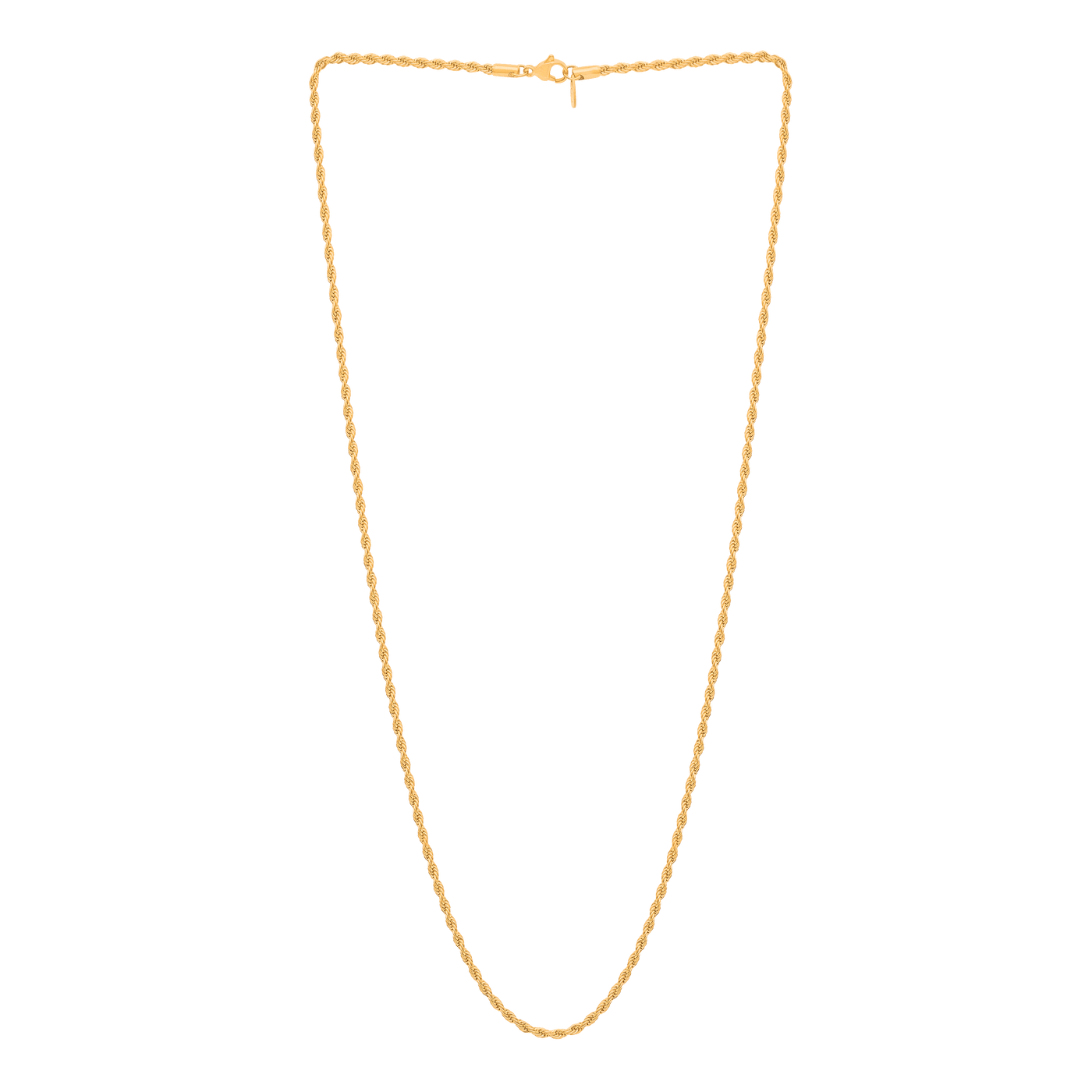 Easy Rope Chain Necklace  Non-tarnish 14k Jewellery EasyClubCo – Easy Club  Co